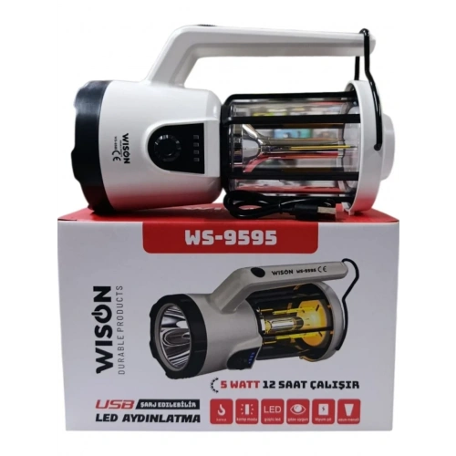 Profesyonel El Feneri &amp; Kamp Lambası | 5W (5468)