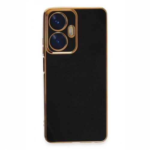 Realme C55 Kılıf Volet Silikon - Siyah