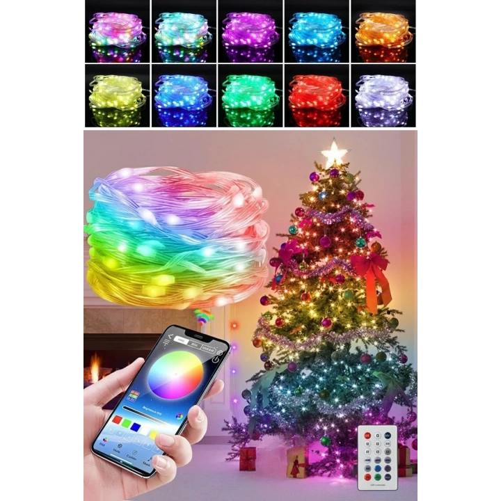 10 MT Uzaktan Kumandalı USB LED Işık – Çok Modlu Dekoratif Ortam Aydınlatmas