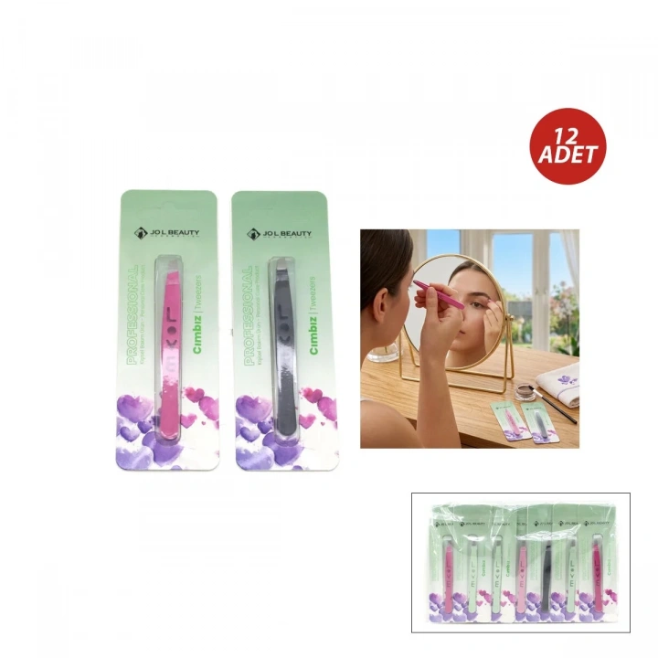 12 ADET LOVE CIMBIZ RENKLİ (5468)