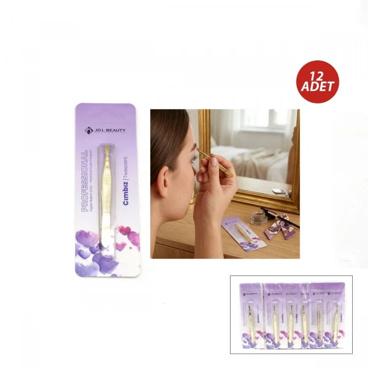 12 ADET SARI CIMBIZ (5468)