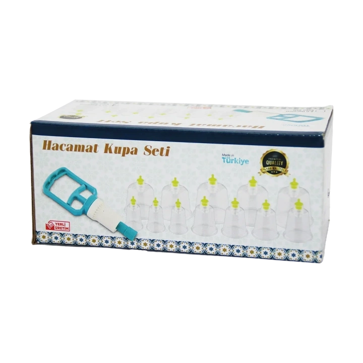 12 PARÇA  HACAMAT KUPA MASAJ SETİ (5468)