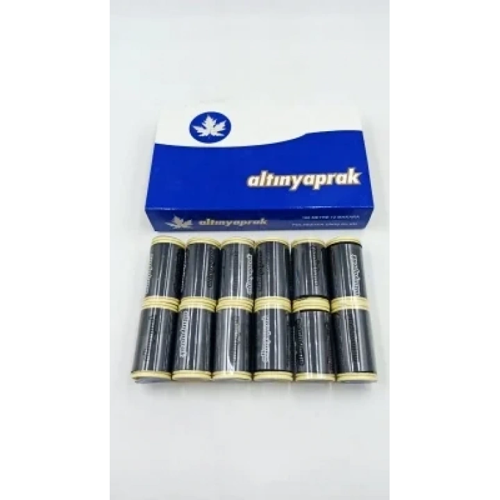 12 PARÇA  SİYAH 100 MT DİKİŞ İPLİK (5468)