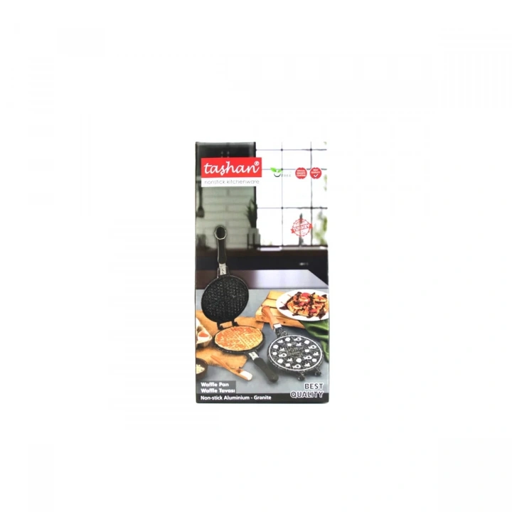 20CM GRANİT DÖKÜM WAFFLE TAVA BAKALİT SAP (5468)