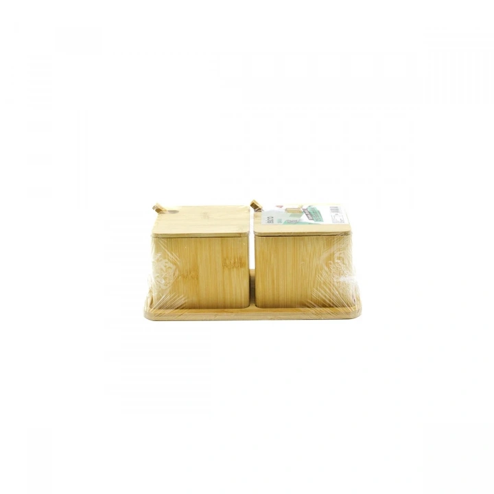 2PCS BAHARATLIK - TUZLUK AHŞAP BAMBU (5468)