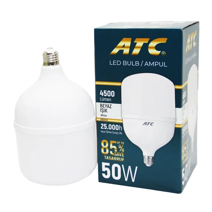 50W TORCH LED BULB AMPUL BEYAZ E27 (5468)