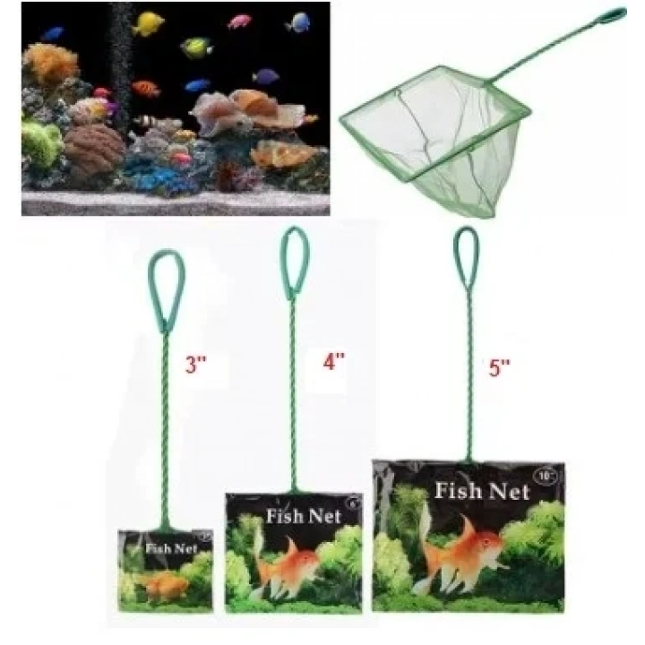 Akvaryum Balık Yakalama Kepçesi 5 inç 13 cm (5468)