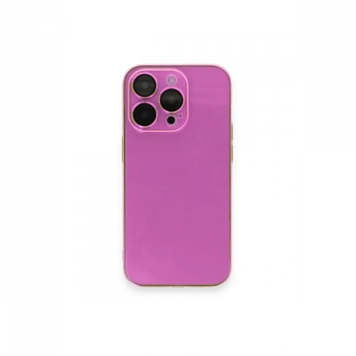 Apple iPhone 13 Pro Kılıf Armada Lensli Kapak - Pembe