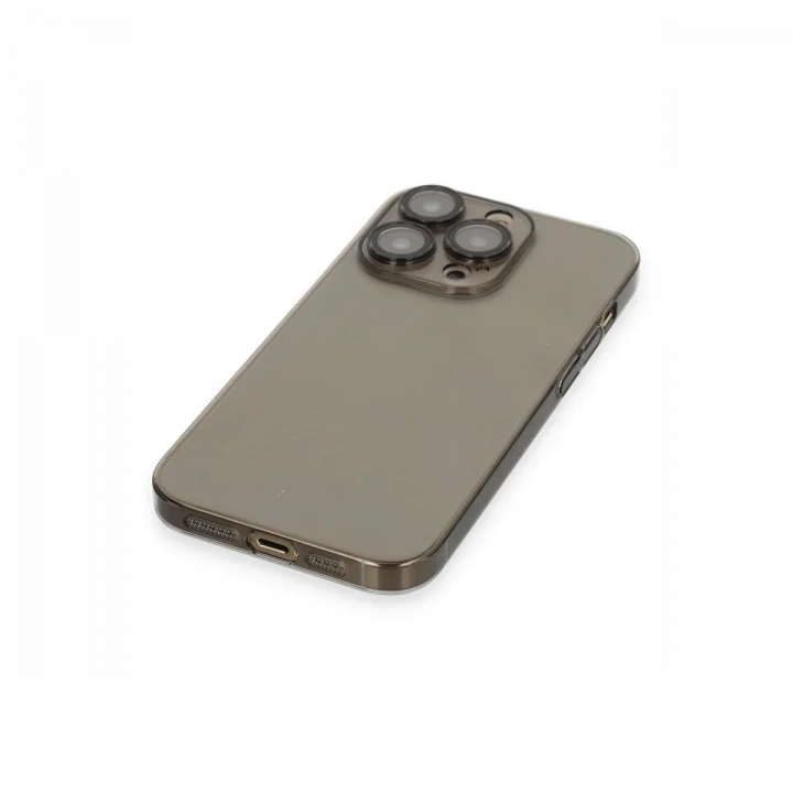 Apple iPhone 13 Pro Kılıf Armada Lensli Kapak - Siyah