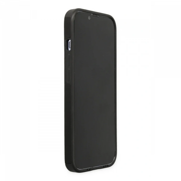 Apple iPhone 13 Pro Kılıf Mega Standlı Silikon - Siyah
