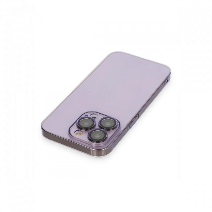 Apple iPhone 13 Pro Max Kılıf Armada Lensli Kapak - Lila