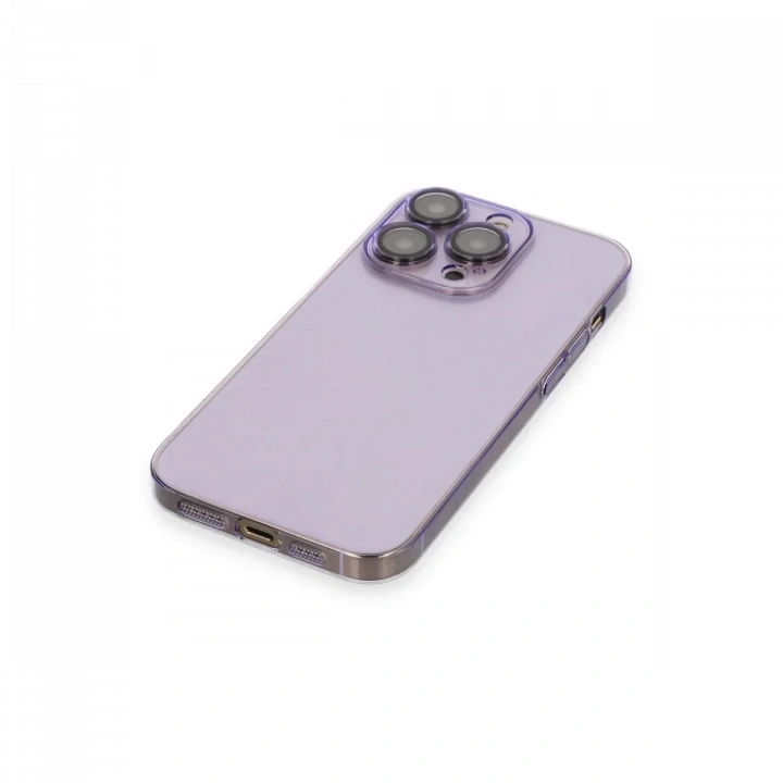 Apple iPhone 13 Pro Max Kılıf Armada Lensli Kapak - Lila