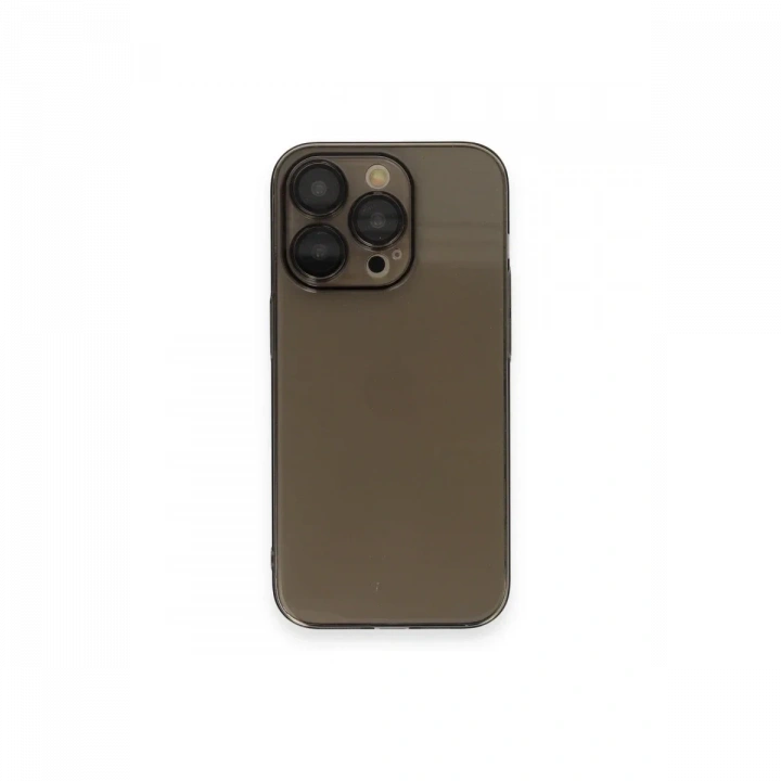 Apple iPhone 13 Pro Max Kılıf Armada Lensli Kapak - Siyah