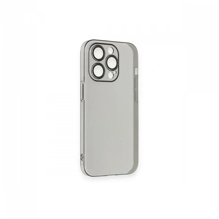 Apple iPhone 13 Pro Max Kılıf Armada Lensli Kapak - Siyah