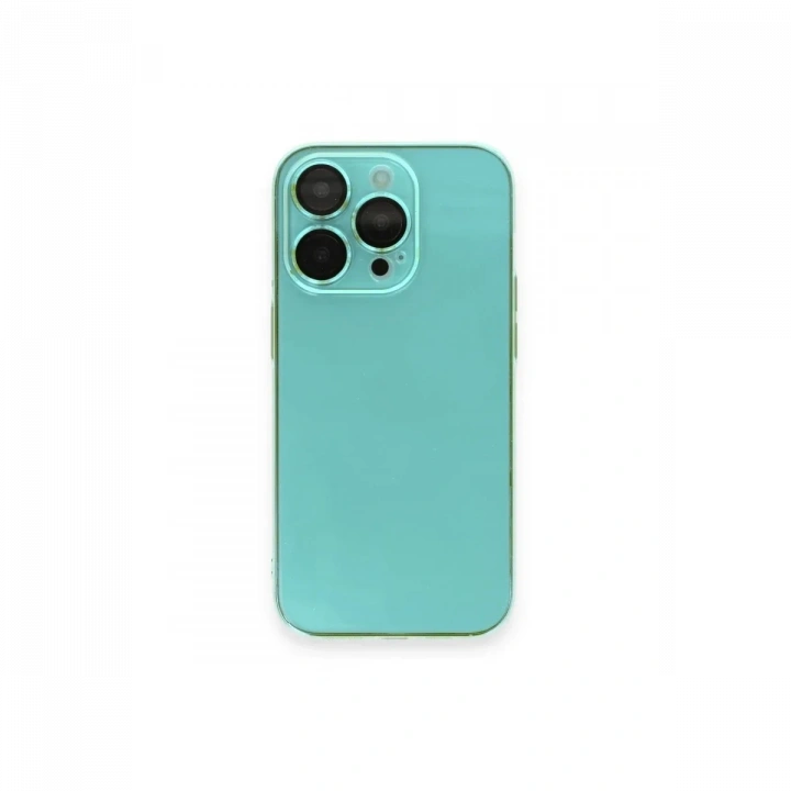 Apple iPhone 13 Pro Max Kılıf Armada Lensli Kapak - Yeşil