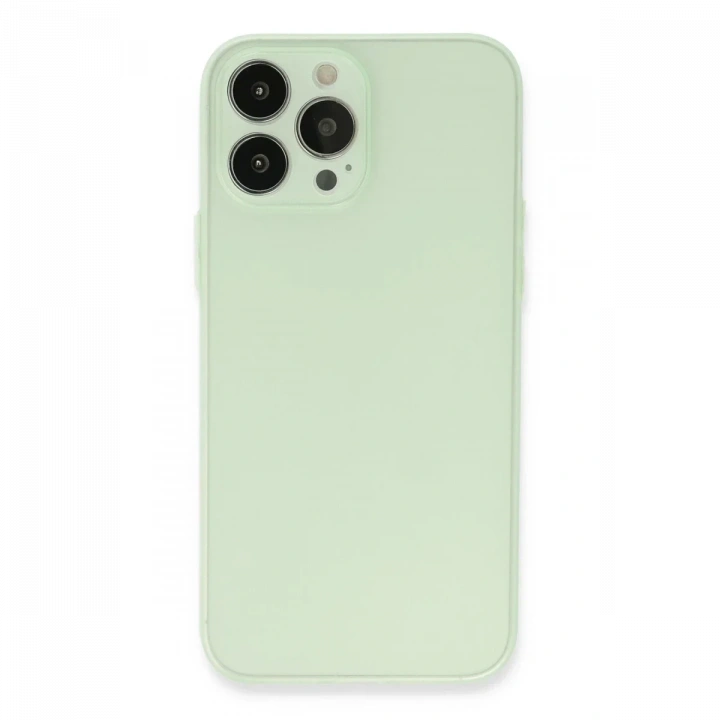 Apple iPhone 13 Pro Max Kılıf Puma Silikon - Açık Yeşil
