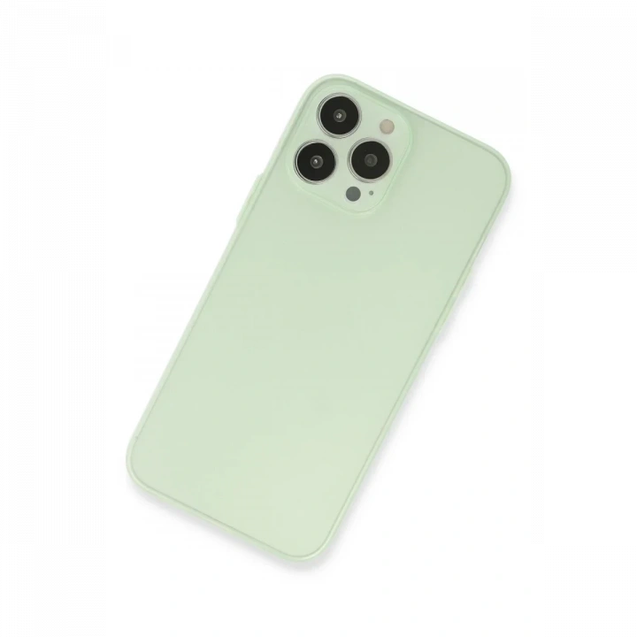 Apple iPhone 13 Pro Max Kılıf Puma Silikon - Açık Yeşil