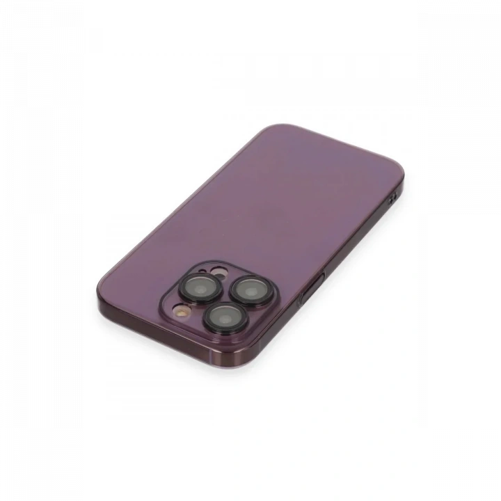 Apple iPhone 14 Pro Kılıf Armada Lensli Kapak - Derin Mor