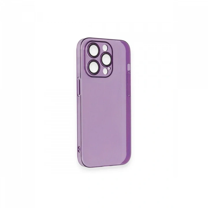 Apple iPhone 14 Pro Kılıf Armada Lensli Kapak - Derin Mor