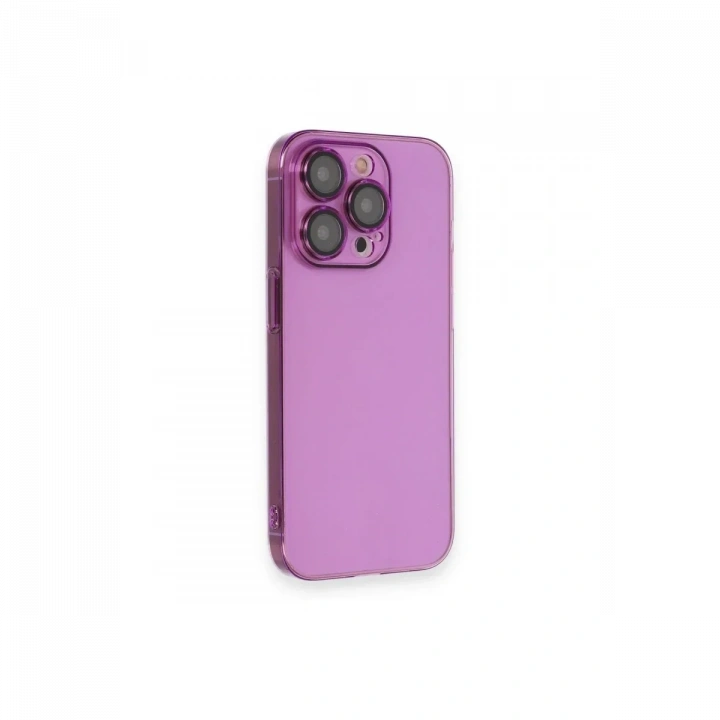 Apple iPhone 14 Pro Kılıf Armada Lensli Kapak - Mor
