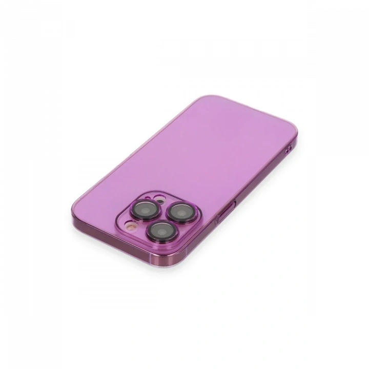 Apple iPhone 14 Pro Kılıf Armada Lensli Kapak - Mor