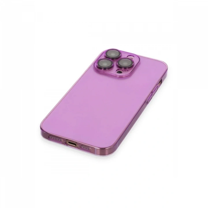 Apple iPhone 14 Pro Kılıf Armada Lensli Kapak - Mor