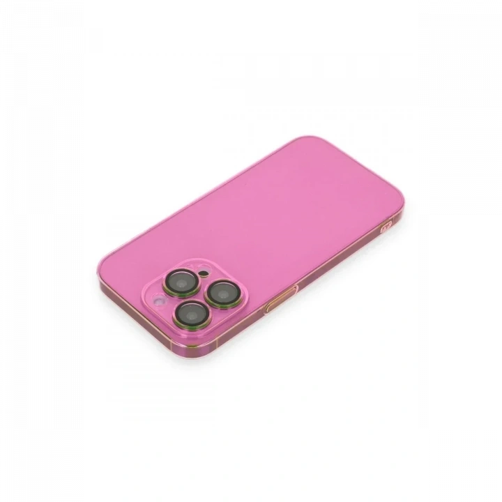 Apple iPhone 14 Pro Kılıf Armada Lensli Kapak - Pembe