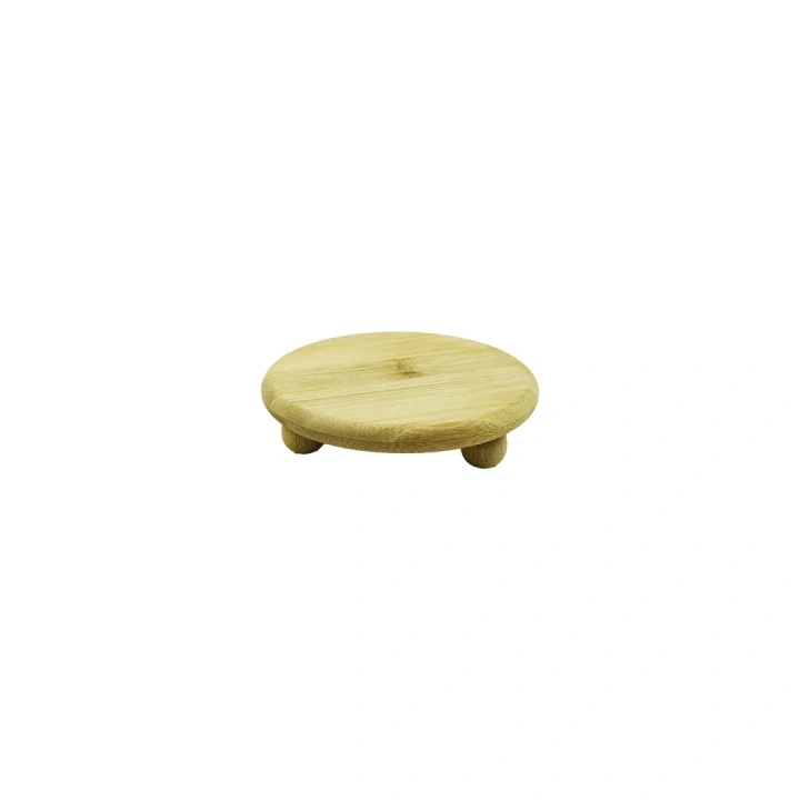 BAMBOO BAMBU SUNUM TABAK AYAKLI 11X11CM (5468)