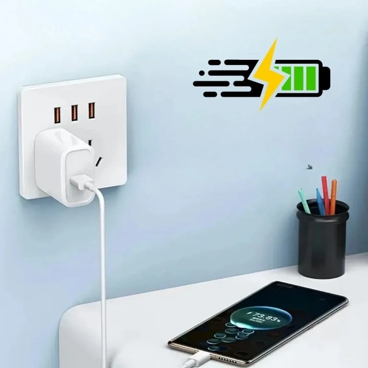 BiiShe® 120W USB Hızlı Type C Uçlu Kablolu Şarj Aleti