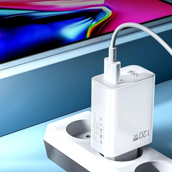 BiiShe® 120W USB Hızlı Type C Uçlu Kablolu Şarj Aleti