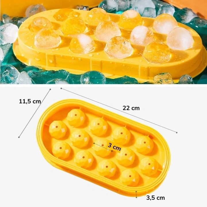 BiiShe® 13 Bölmeli Kristal Buz Yapma Kalıbı