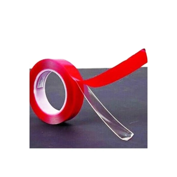 BiiShe® 2 Metre Güçlü Yapışkanlı Çift Taraflı Slikon Pratik Şeffaf Bant
