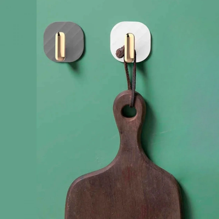 BiiShe®  2li Yapışkanlı Retro Askılık Dolap Kapak Kulpu Gri