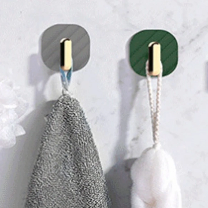 BiiShe®  2li Yapışkanlı Retro Askılık Dolap Kapak Kulpu Gri