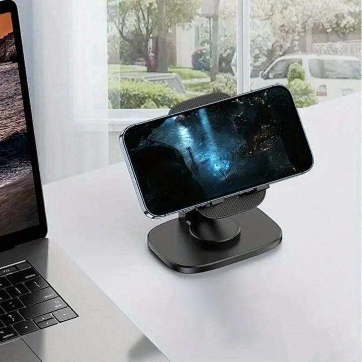 BiiShe® 360 Döner Masaüstü Mobil Telefon Tutucu Standı