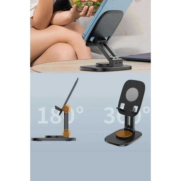 BiiShe® 360 Döner Masaüstü Mobil Telefon Tutucu Standı