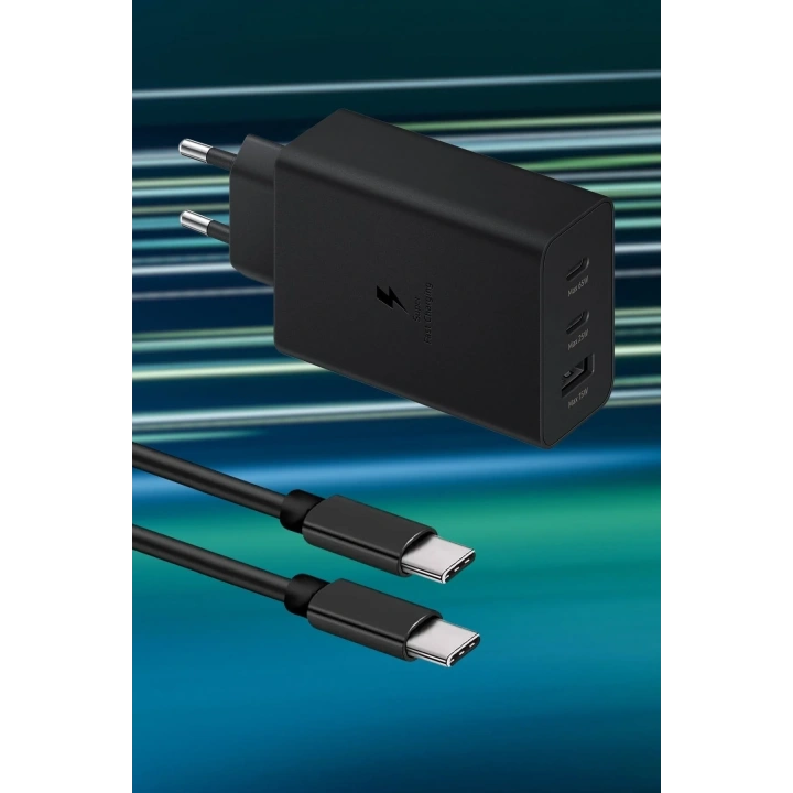 BiiShe® 65W Hızlı Şarj Edebilen TYPE C uçlu Şarj Aleti