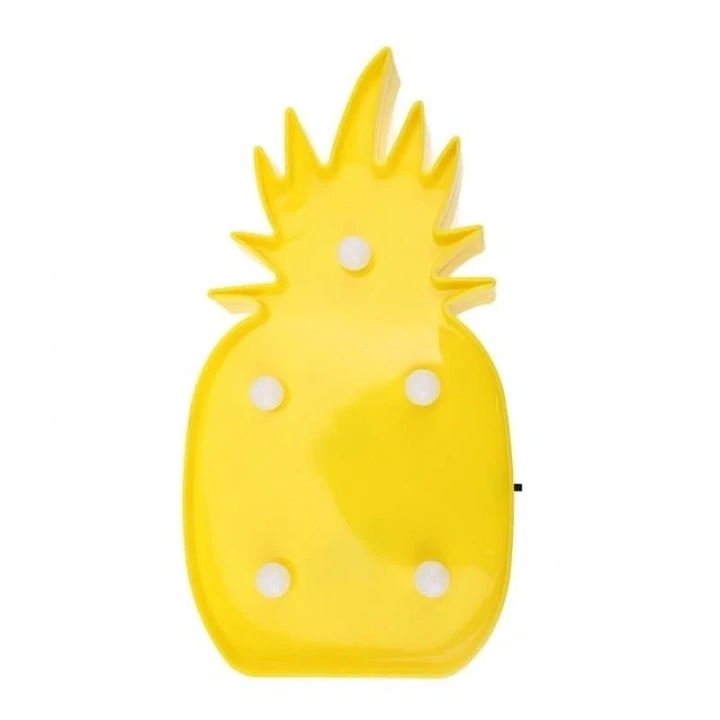 BiiShe® Ananas Şeklinde Ledli Dekoratif Eğlenceli Çocuk Gece Lambası