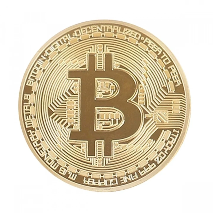 BiiShe® Bitcoin Madeni Hatıra Parası Madeni Bitcoin Hediye Sikke Para