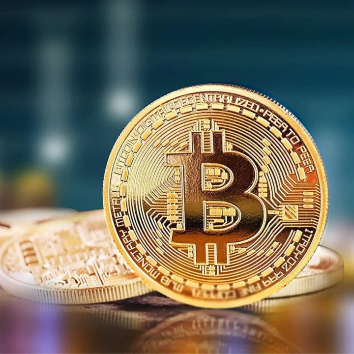 BiiShe® Bitcoin Madeni Hatıra Parası Madeni Bitcoin Hediye Sikke Para