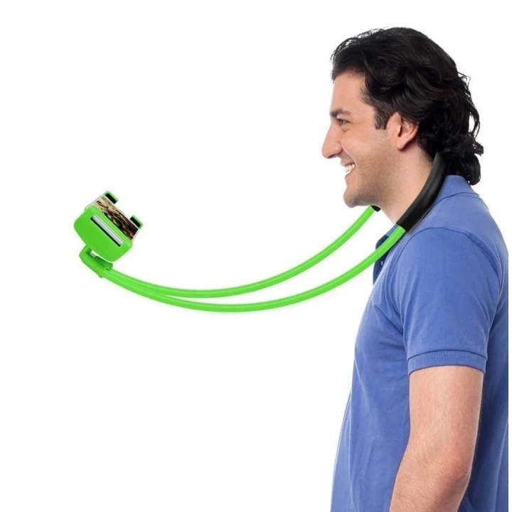 BiiShe® Boyuna Asılan Ergonomik 360 Derece Cep Telefonu Tutucu Stand