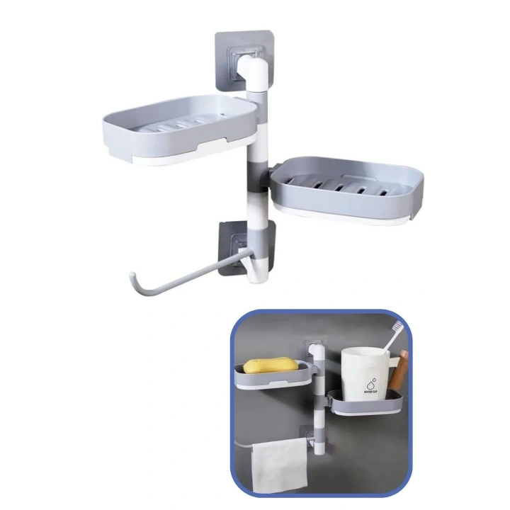 BiiShe® Çoklu Sabun Tutucu Fonksiyonel Banyo Sabunluk