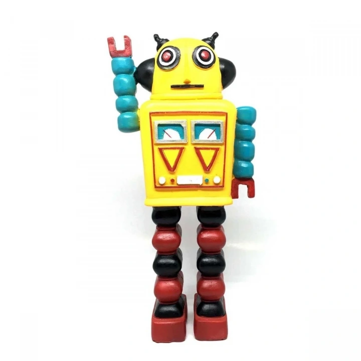 BiiShe® Decotown Nostaljik Sevimli Uzaylı Robot Şeklinde Figür Biblo