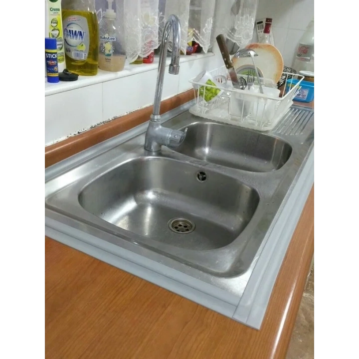 BiiShe® Gri Su Sızdırmaz  Banyo Mutfak Lavabo Küvet İzolasyon Şerit Bant
