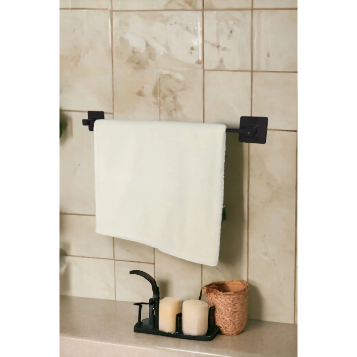BiiShe® Kendiliğinden Yapışkanlı Siyah Çubuk Havluluk