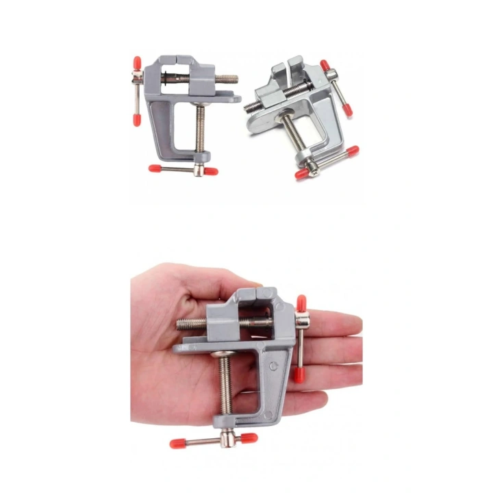 BiiShe® Mini Masa Tezgah Hobi Mengenesi Sabitleme Sıkıştırma Aparat 30mm
