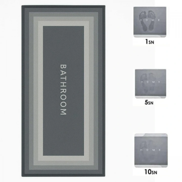 BiiShe® Sihirli Süper Su Emici Kaymaz Tabanlı Uzun Paspas 40*120 cm