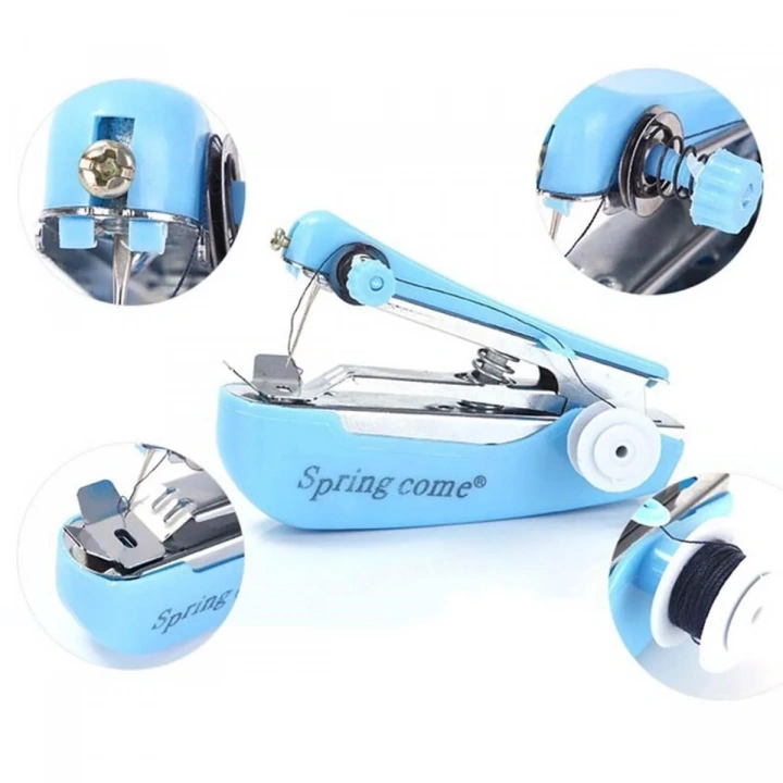 BiiShe® Spring Come Mini Kolay Seyehat ve Ev Tipi El Dikiş Dikme Makinası