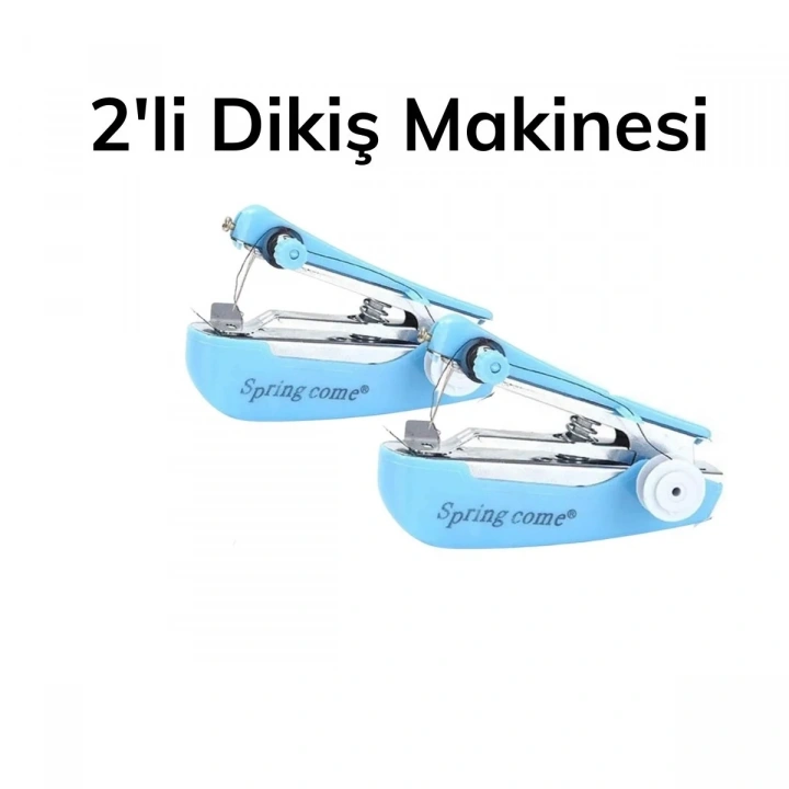 BiiShe® Spring Come Mini Kolay Seyehat ve Ev Tipi El Dikiş Dikme Makinası
