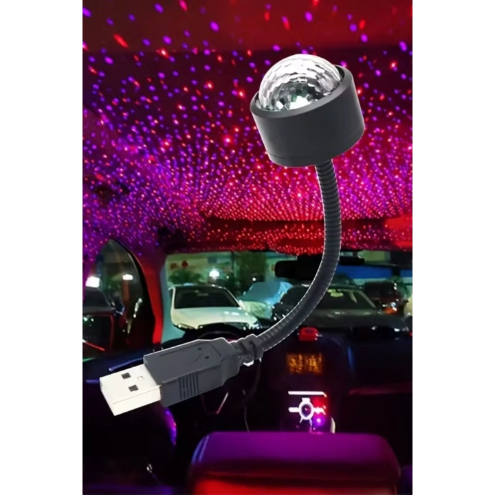 BiiShe® USB Sese Duyarlı 8 Farklı Mod Işıklı LED Atmosfer Işığı – Ambiyans Aydınlatması